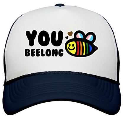 You Beelong Gay Pride Snapback Trucker Hat