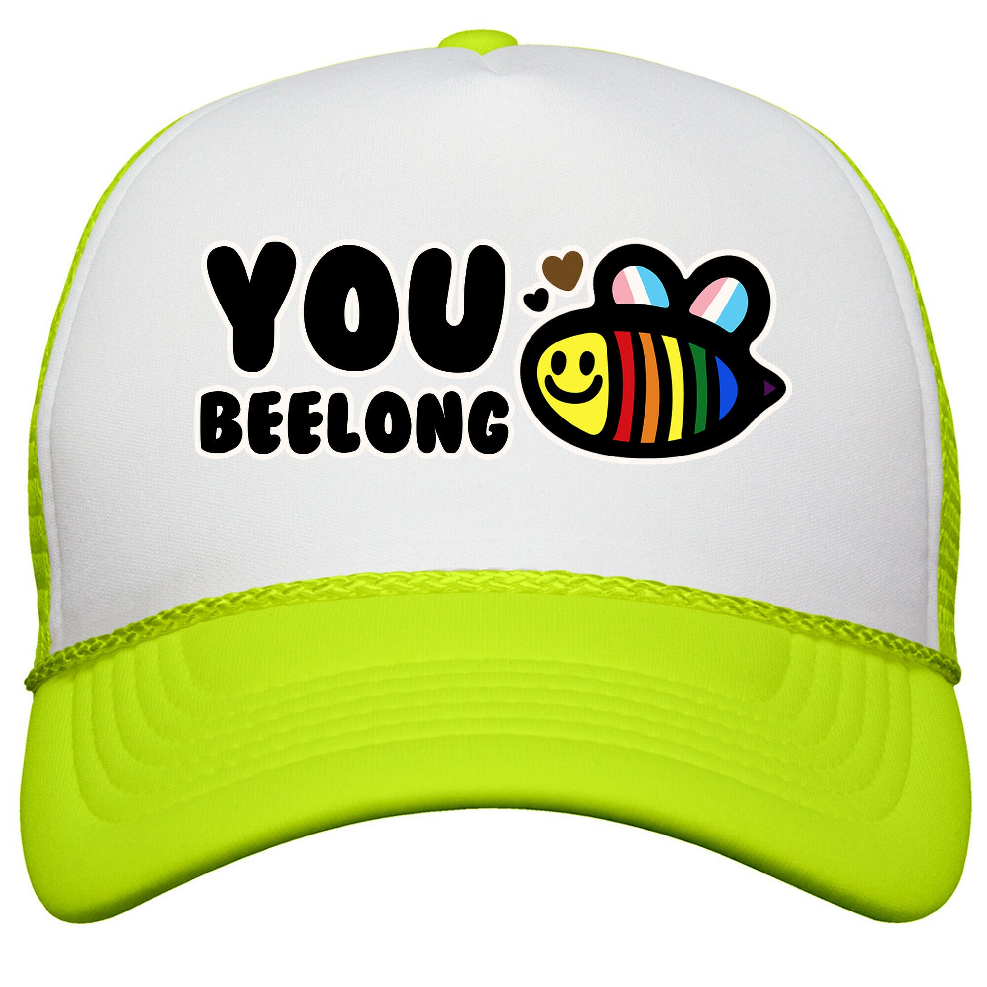 You Beelong Gay Pride Snapback Trucker Hat