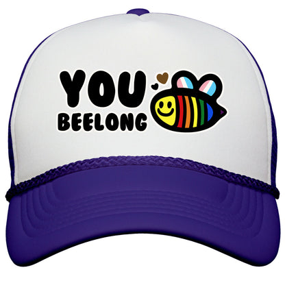 You Beelong Gay Pride Snapback Trucker Hat