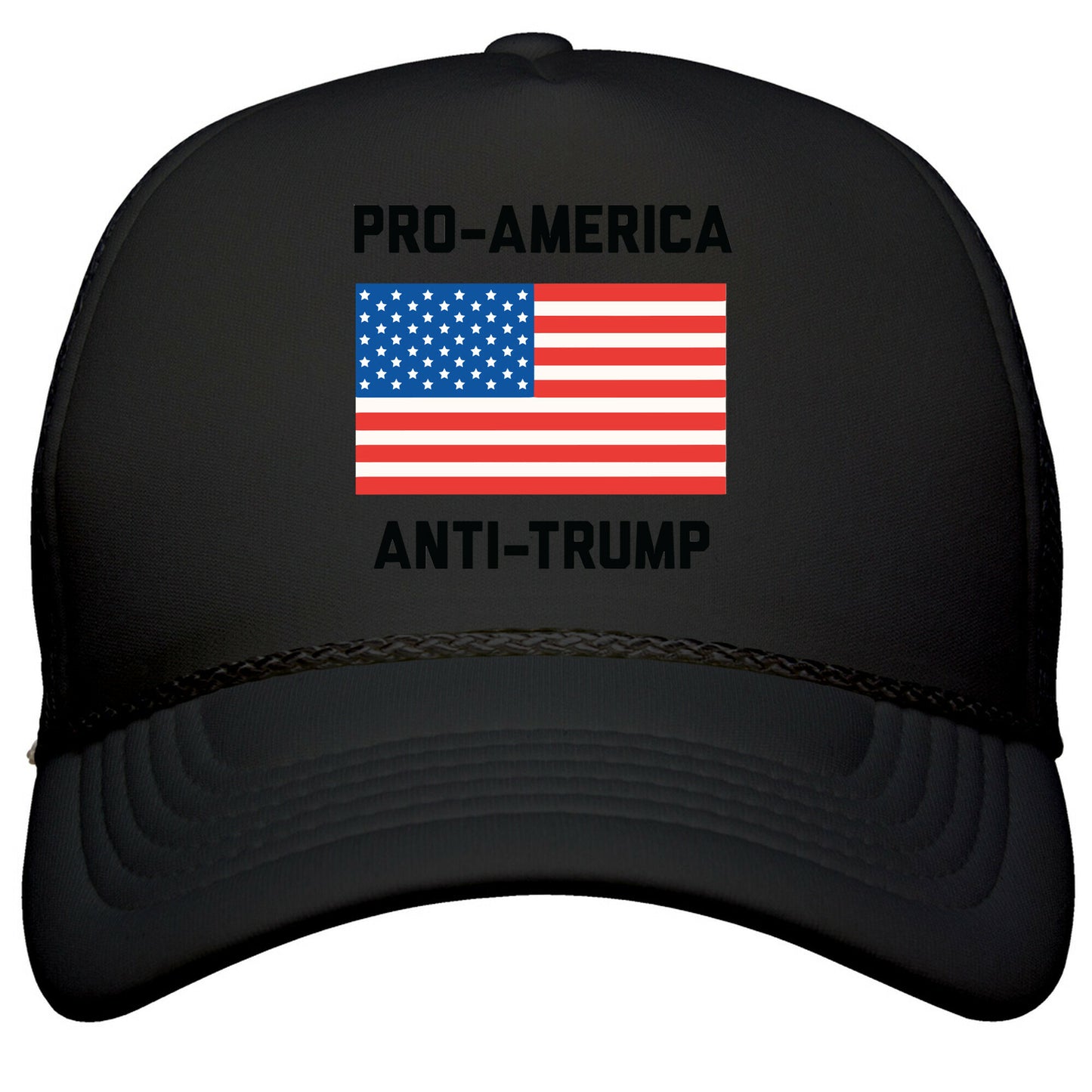 Pro-America Anti-Trump Snapback Trucker Hat