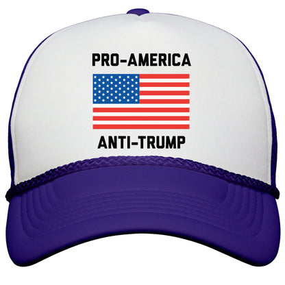 Pro-America Anti-Trump Snapback Trucker Hat