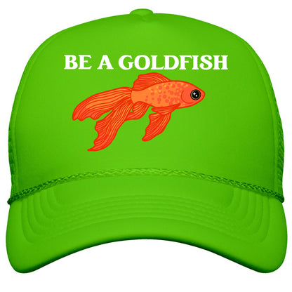 Be A Goldfish Snapback Trucker Hat