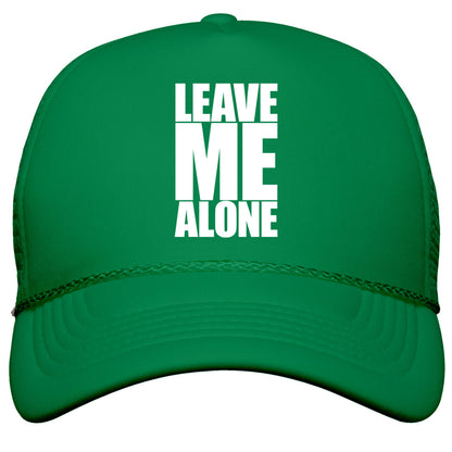 Leave Me Alone Snapback Trucker Hat