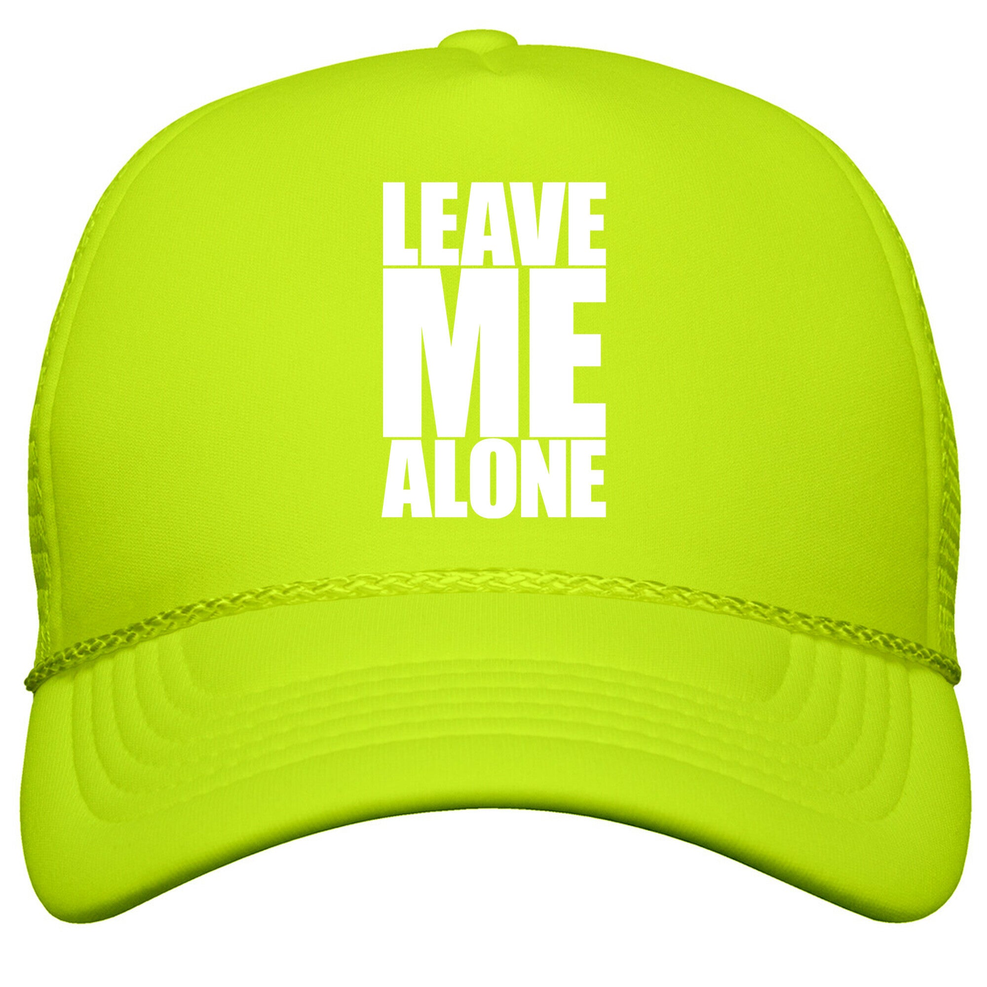 Leave Me Alone Snapback Trucker Hat