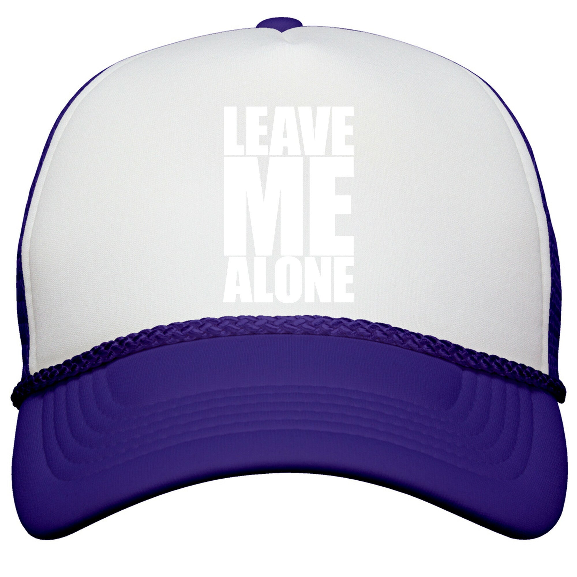 Leave Me Alone Snapback Trucker Hat
