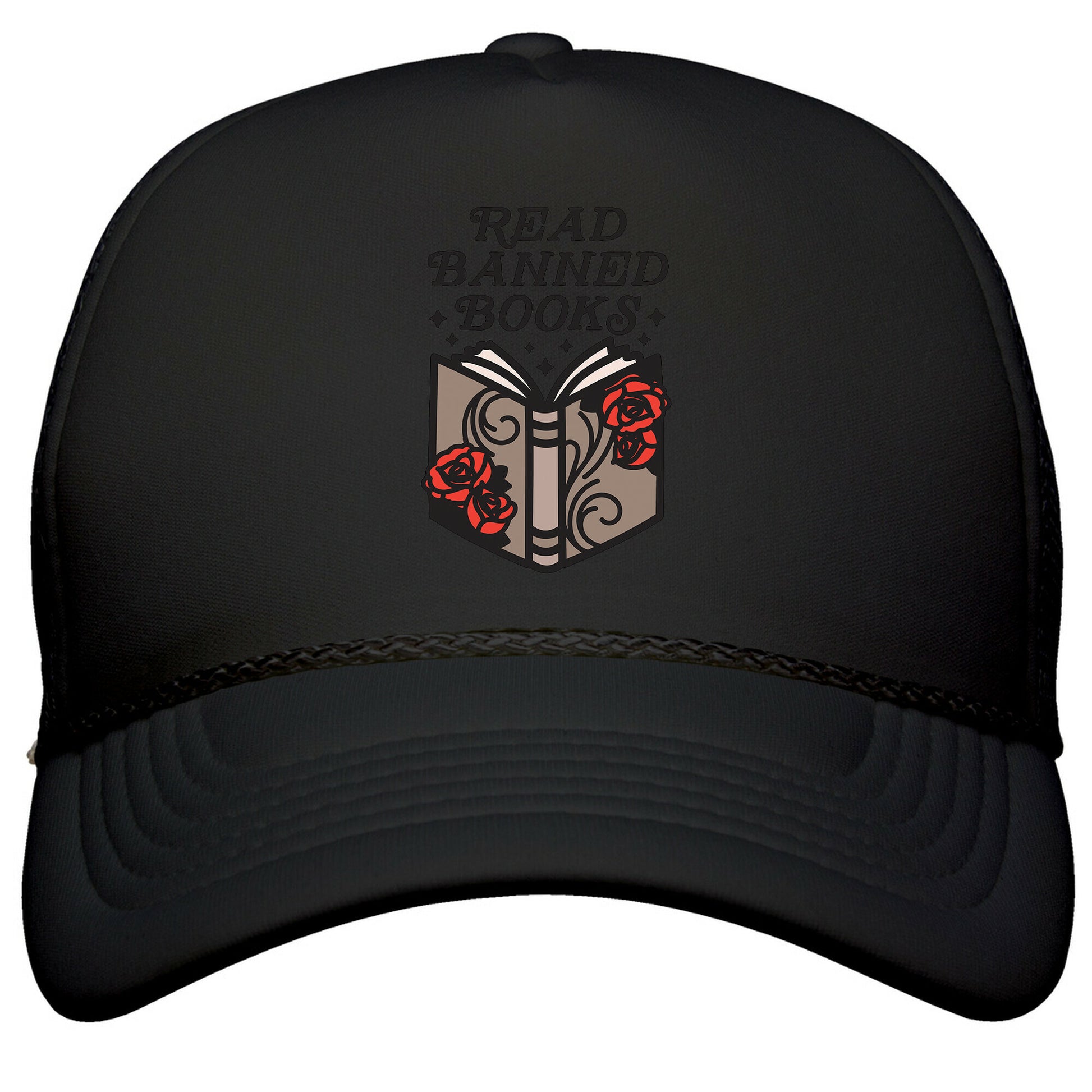 Read Banned Books Snapback Trucker Hat
