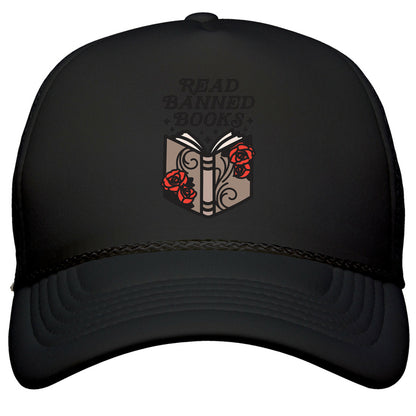 Read Banned Books Snapback Trucker Hat