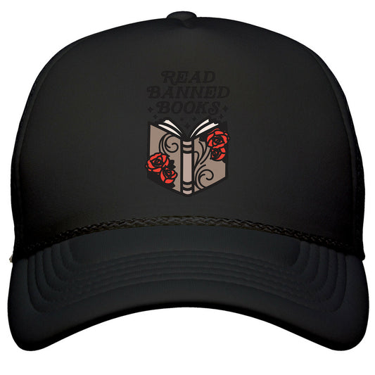 Read Banned Books Snapback Trucker Hat