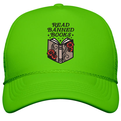 Read Banned Books Snapback Trucker Hat