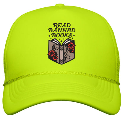 Read Banned Books Snapback Trucker Hat