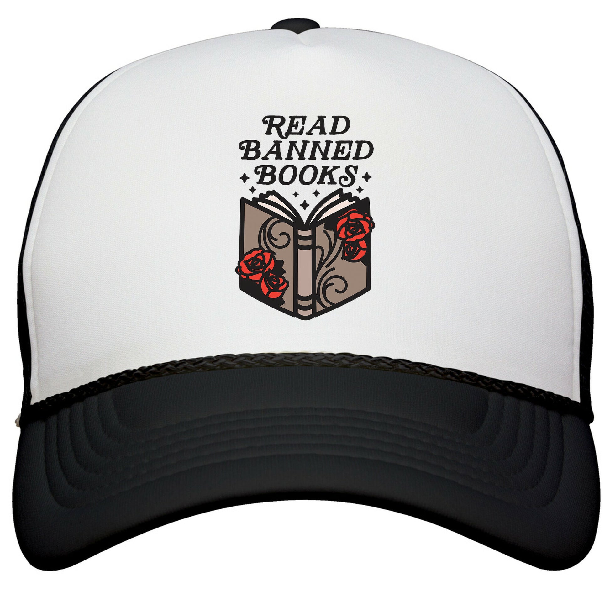 Read Banned Books Snapback Trucker Hat