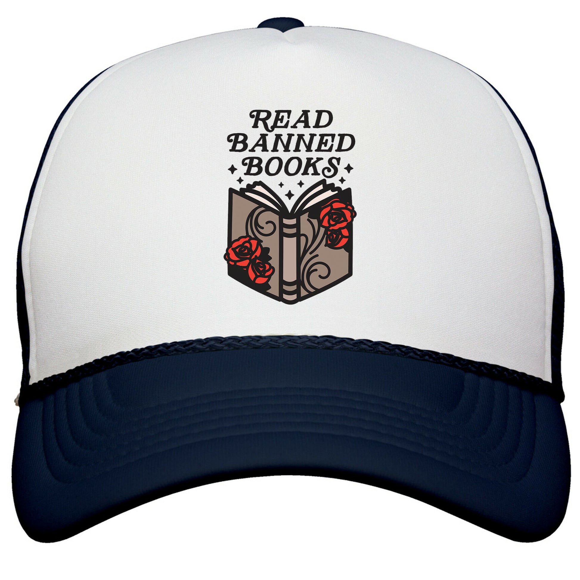 Read Banned Books Snapback Trucker Hat