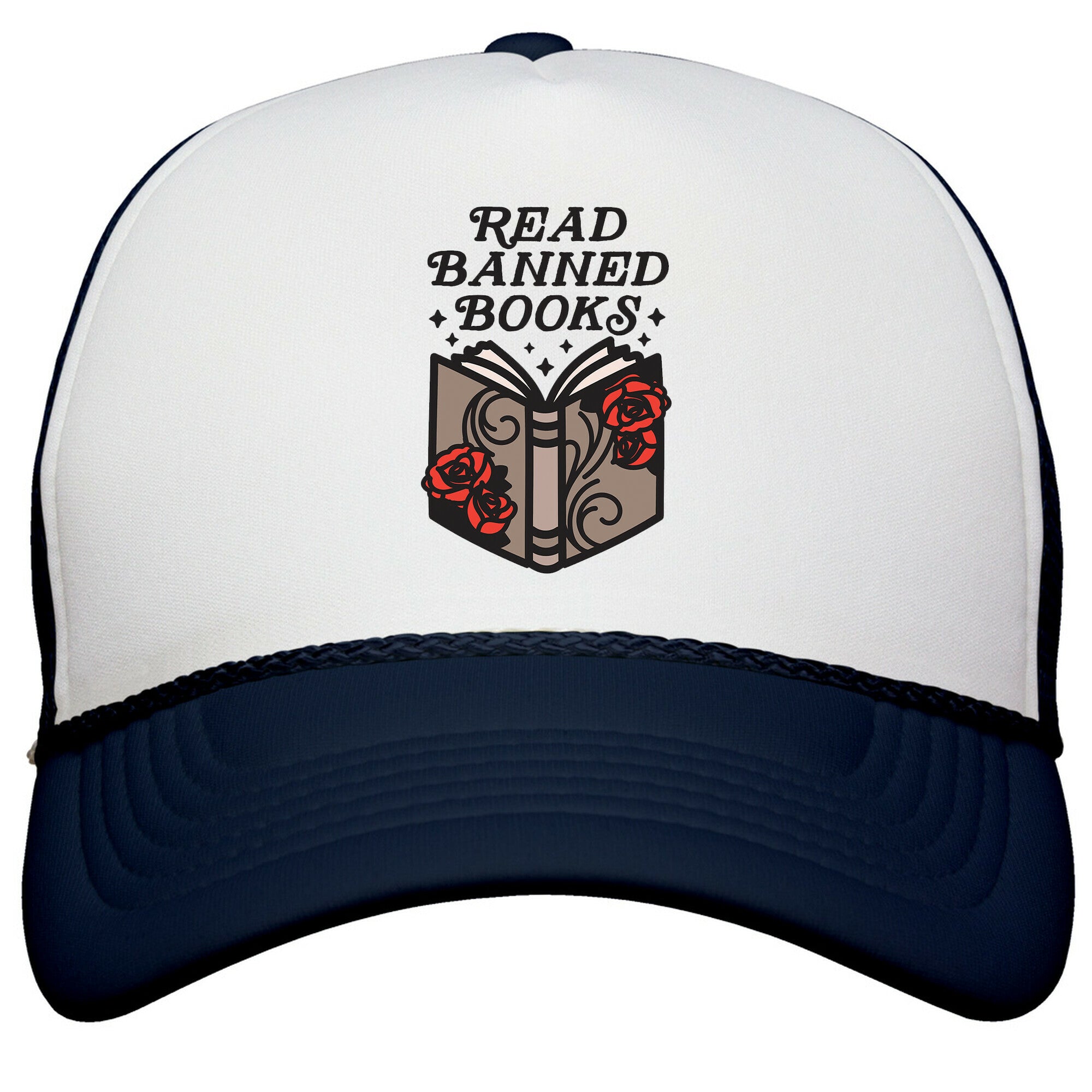 Read Banned Books Snapback Trucker Hat