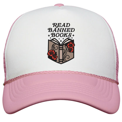 Read Banned Books Snapback Trucker Hat