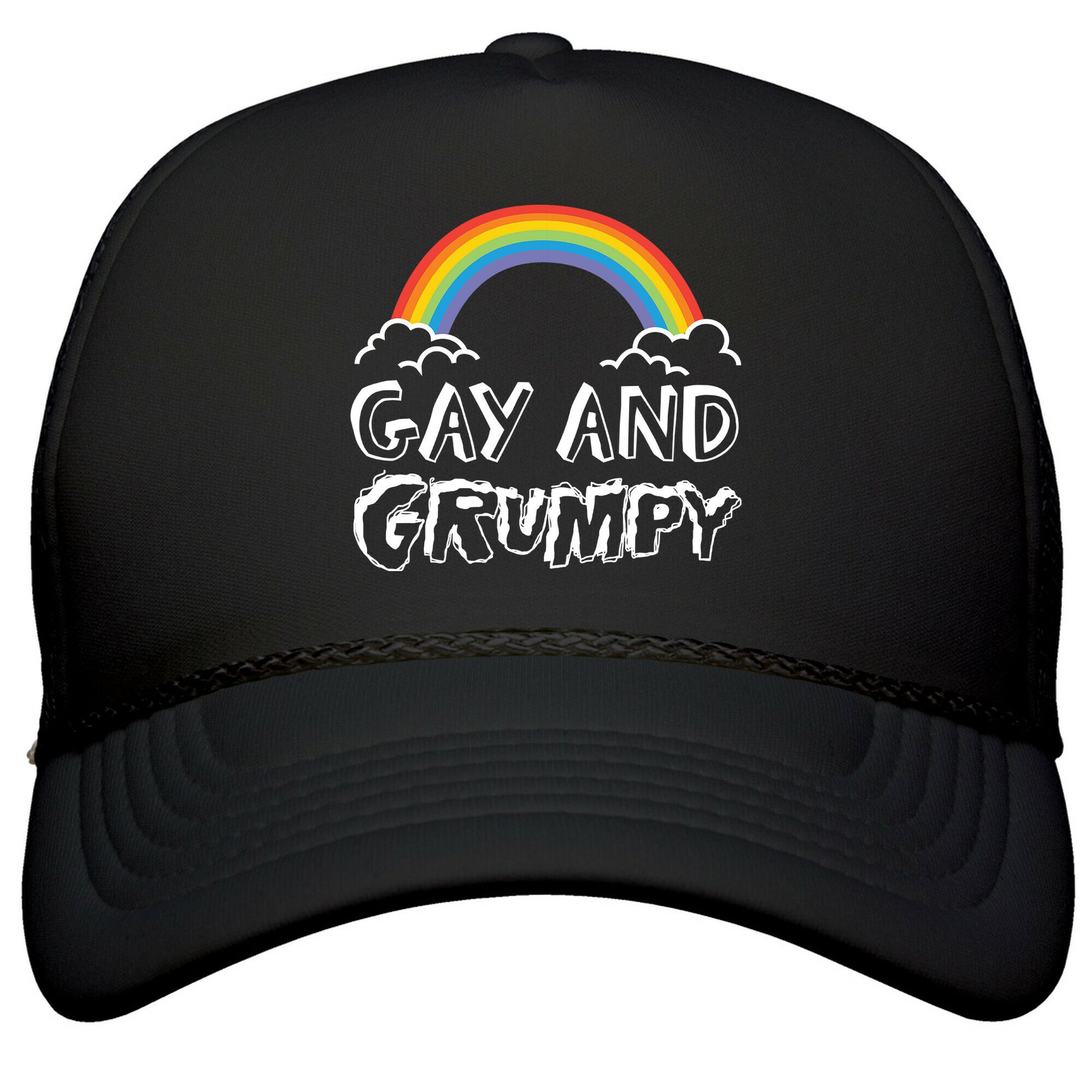 Gay And Grumpy Snapback Trucker Hat