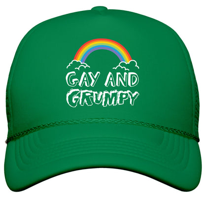 Gay And Grumpy Snapback Trucker Hat