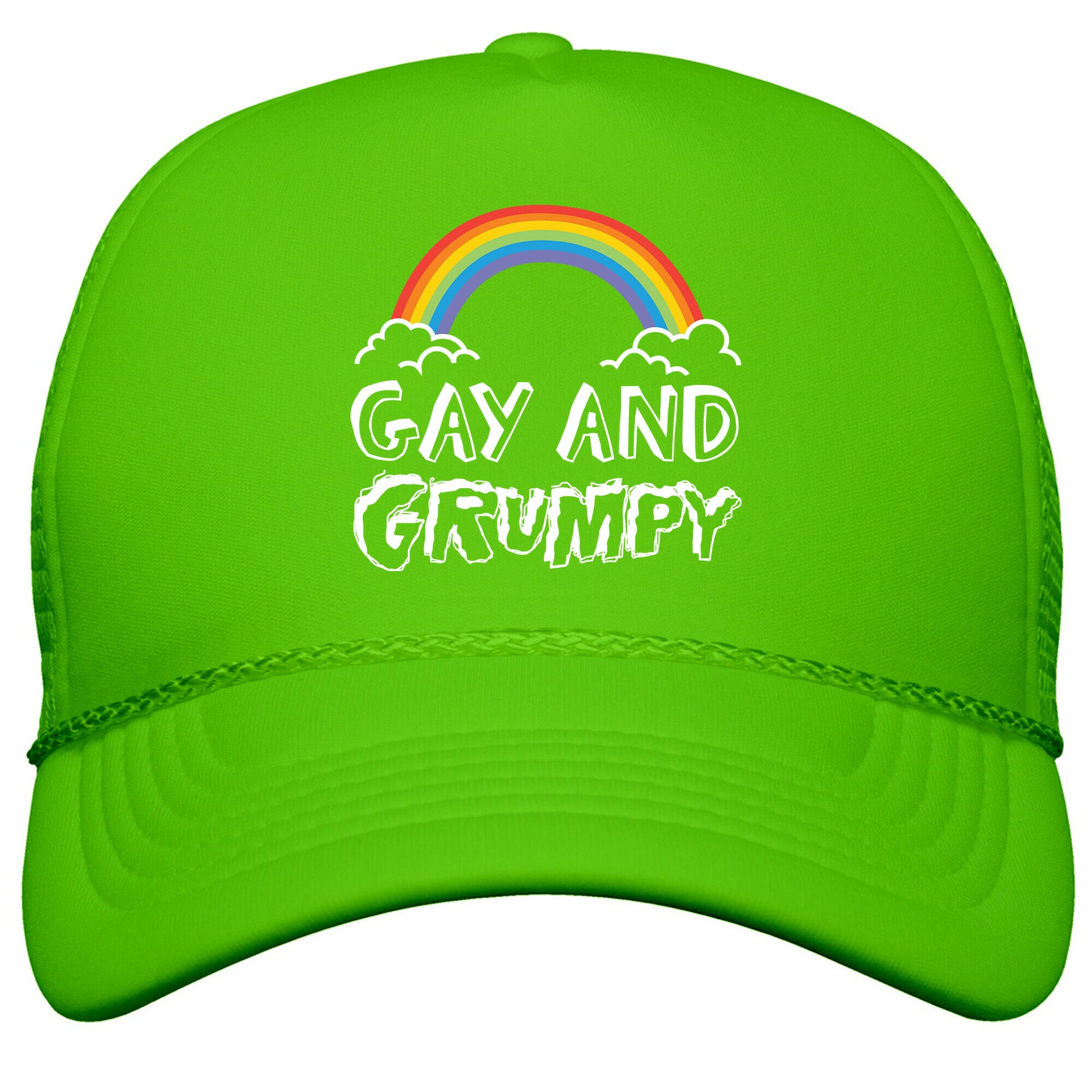 Gay And Grumpy Snapback Trucker Hat