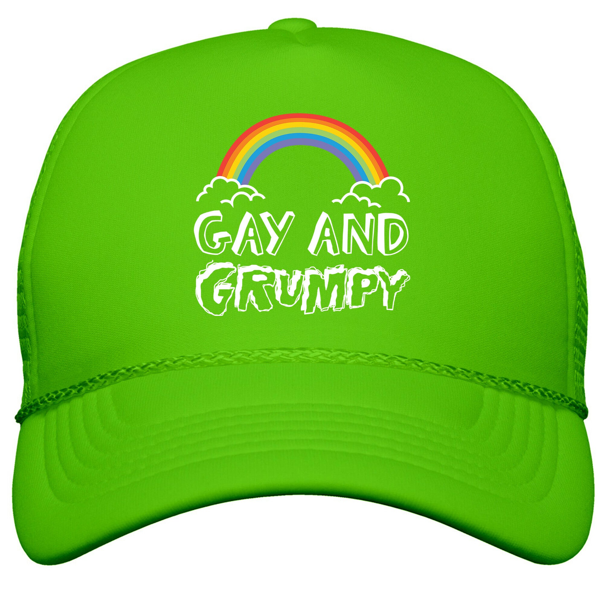 Gay And Grumpy Snapback Trucker Hat