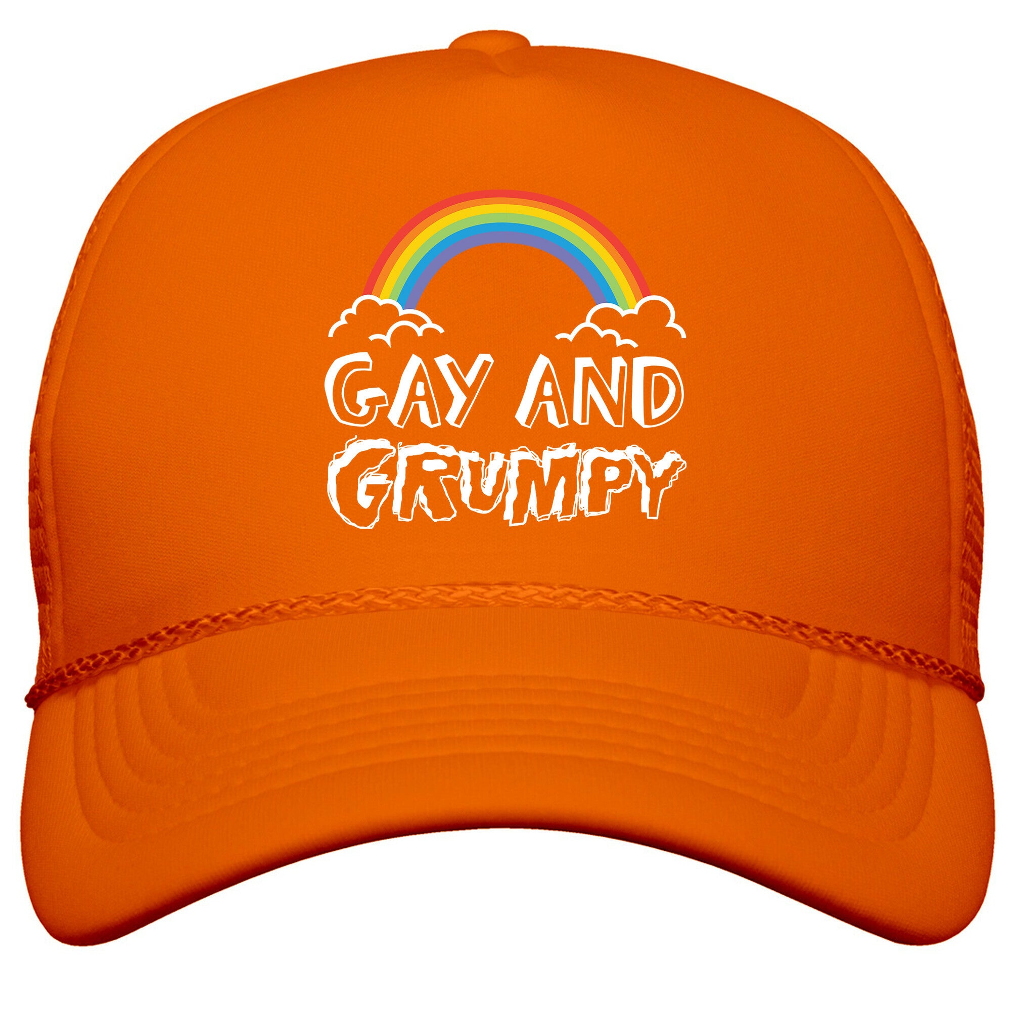 Gay And Grumpy Snapback Trucker Hat