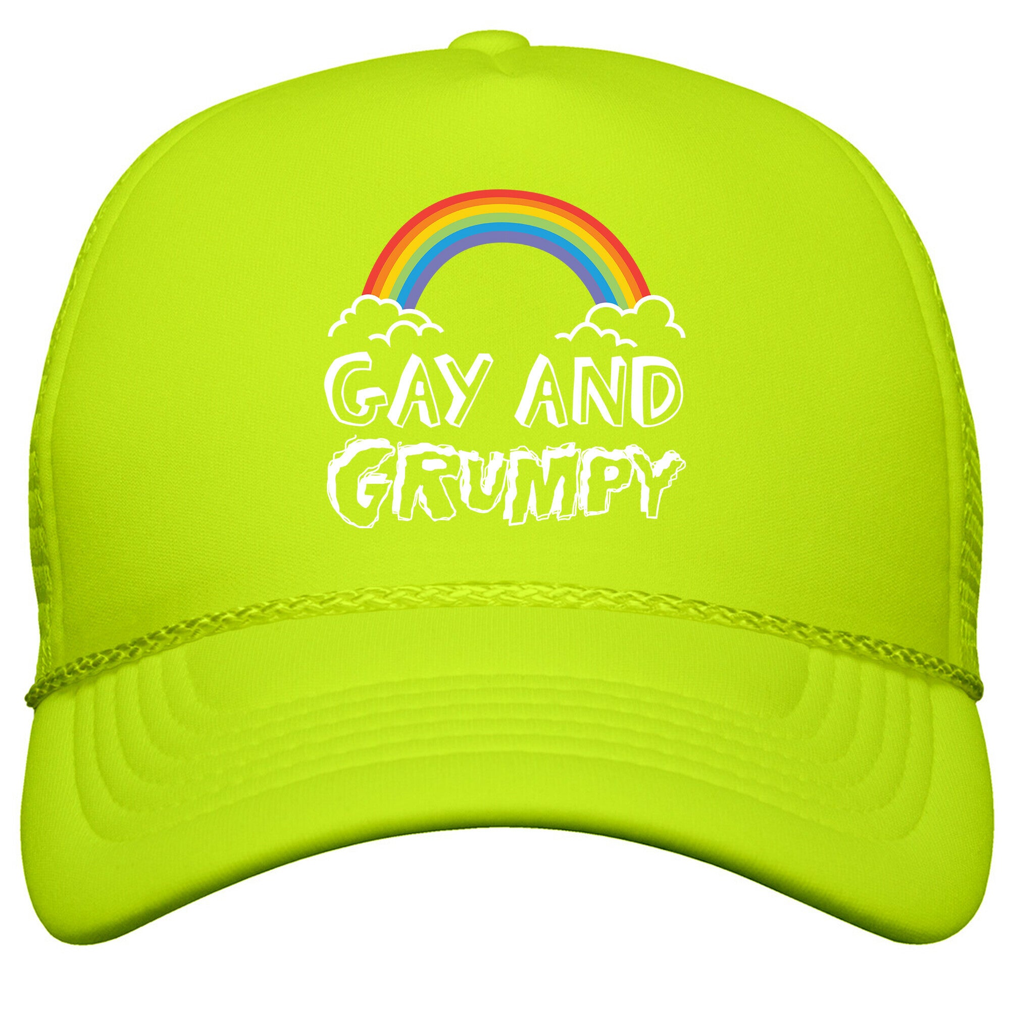 Gay And Grumpy Snapback Trucker Hat