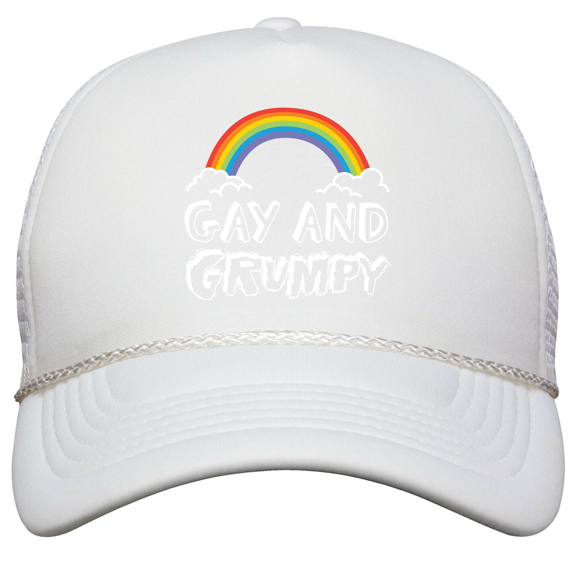 Gay And Grumpy Snapback Trucker Hat