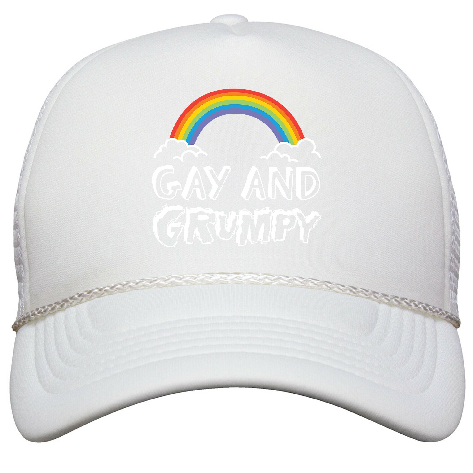Gay And Grumpy Snapback Trucker Hat