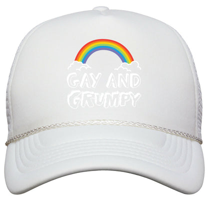 Gay And Grumpy Snapback Trucker Hat