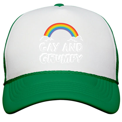 Gay And Grumpy Snapback Trucker Hat