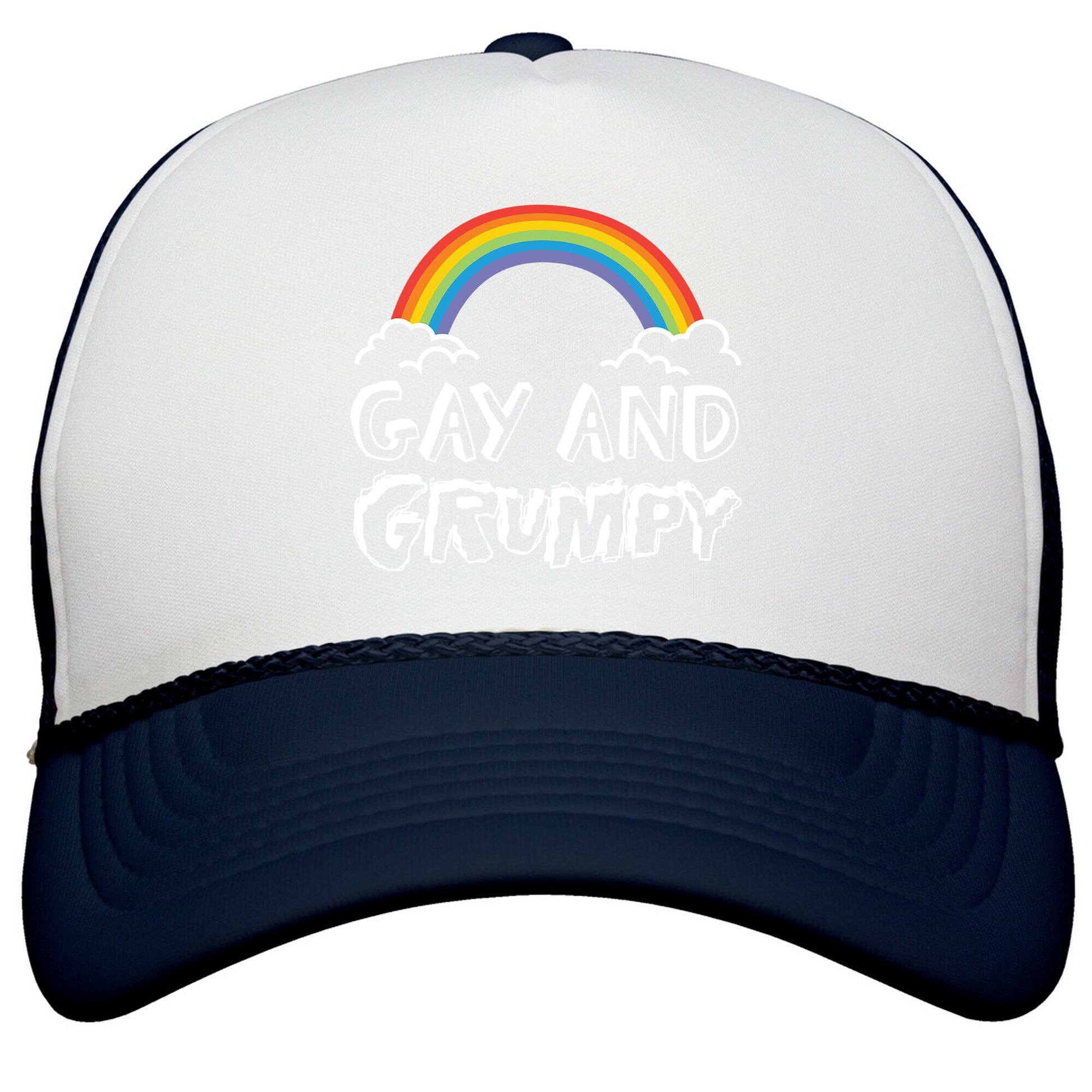 Gay And Grumpy Snapback Trucker Hat