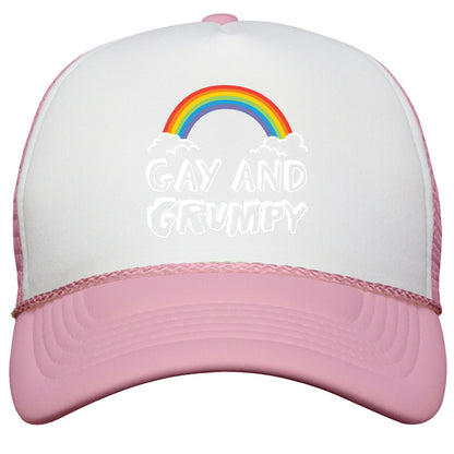 Gay And Grumpy Snapback Trucker Hat