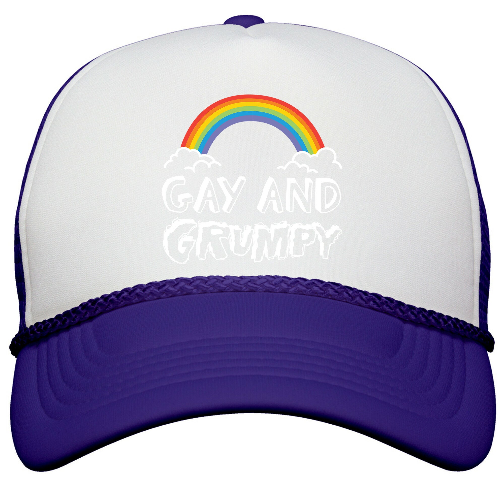 Gay And Grumpy Snapback Trucker Hat