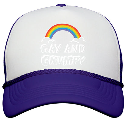 Gay And Grumpy Snapback Trucker Hat