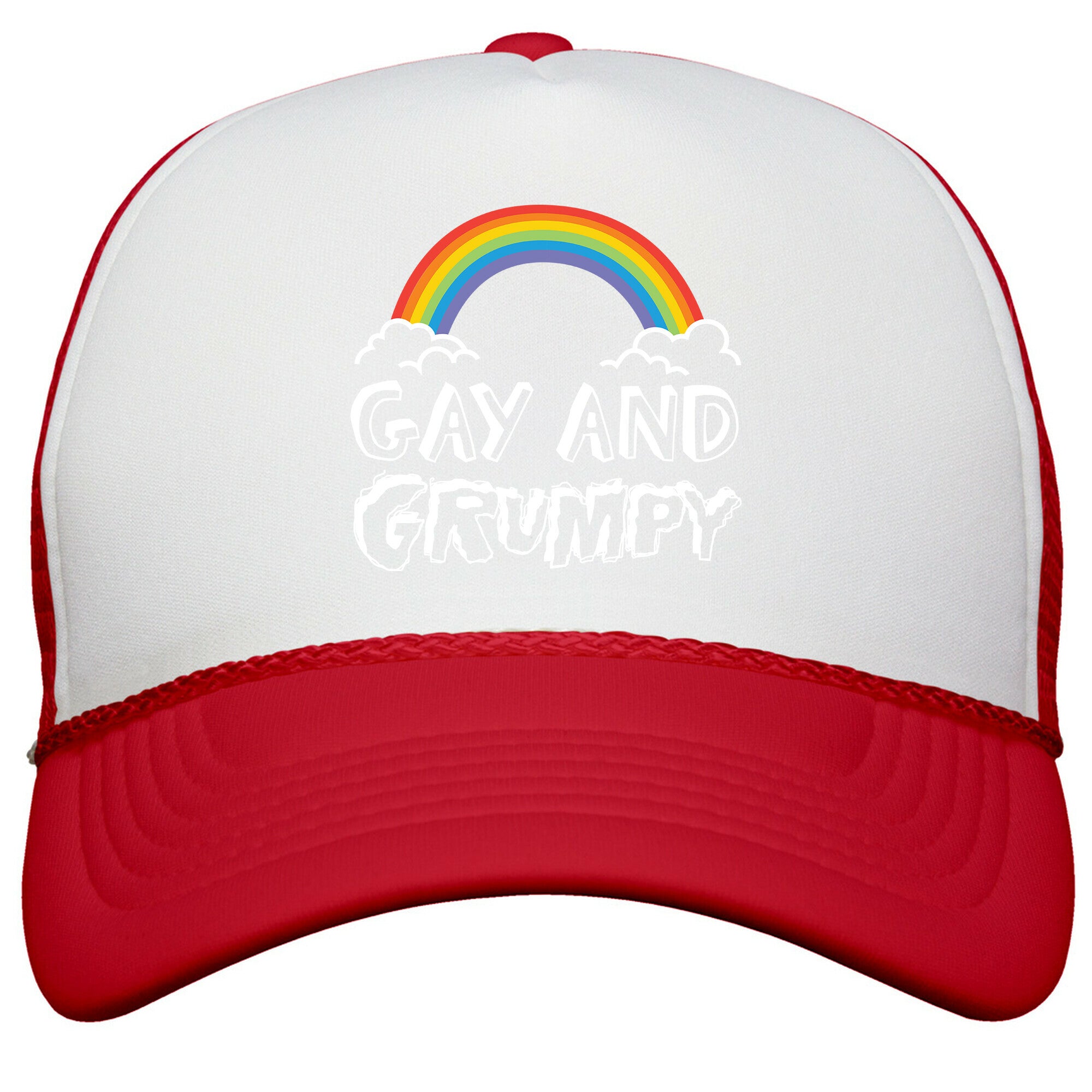 Gay And Grumpy Snapback Trucker Hat