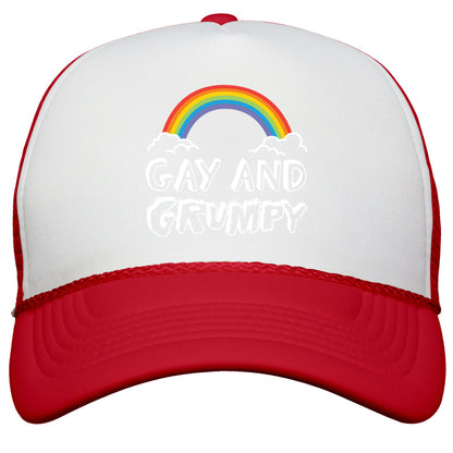 Gay And Grumpy Snapback Trucker Hat