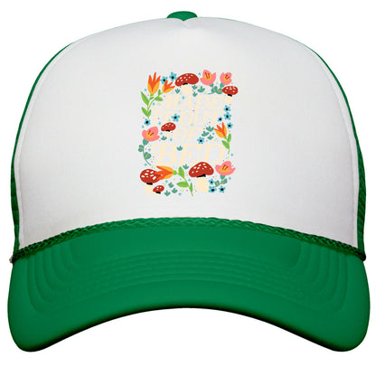 Made It Out Of Bed \(Floral\) Snapback Trucker Hat