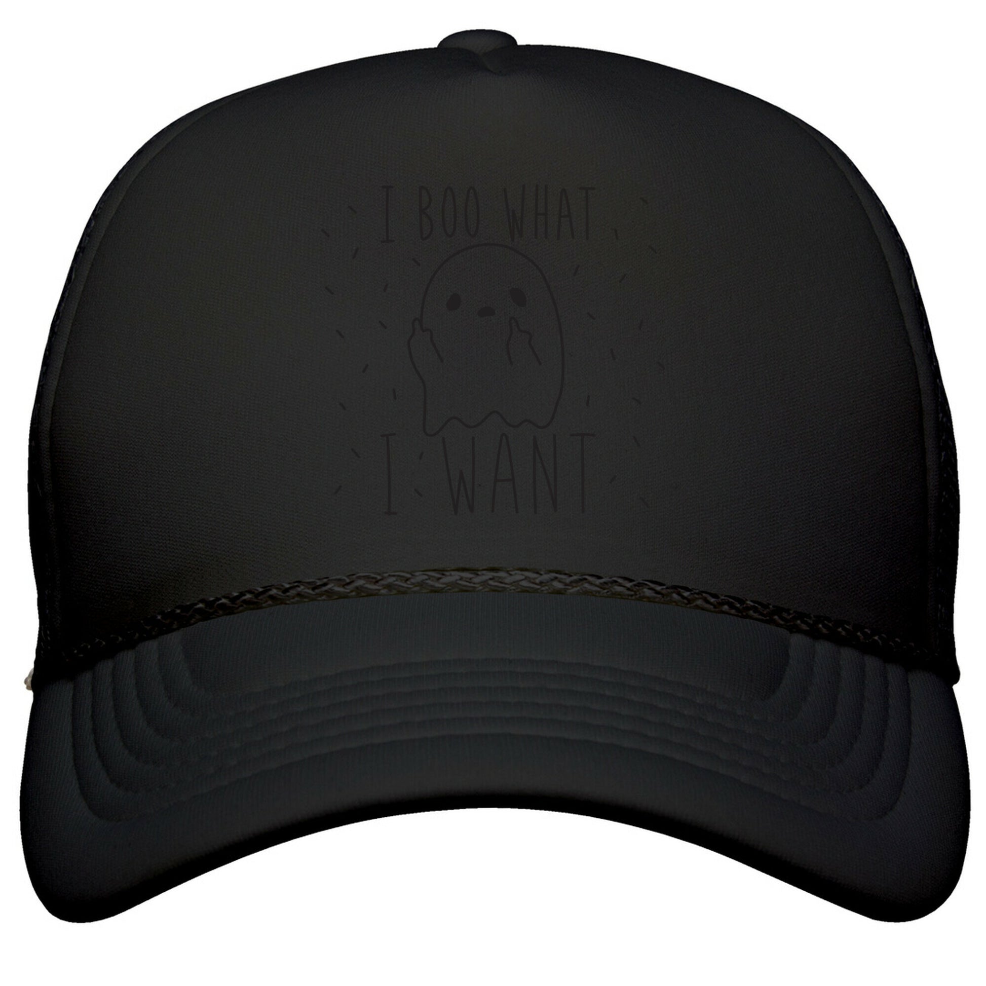 I Boo What I Want Snapback Trucker Hat