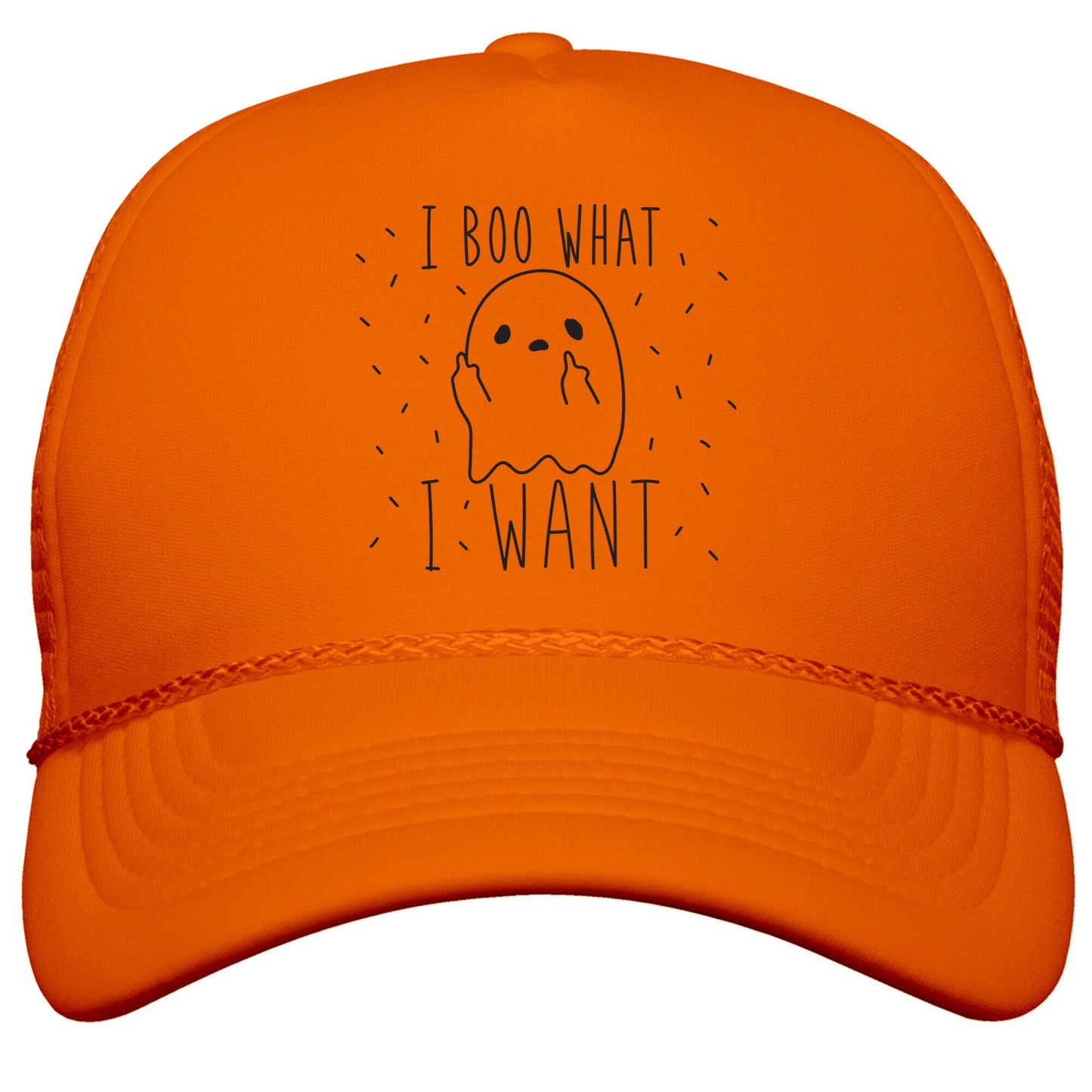 I Boo What I Want Snapback Trucker Hat