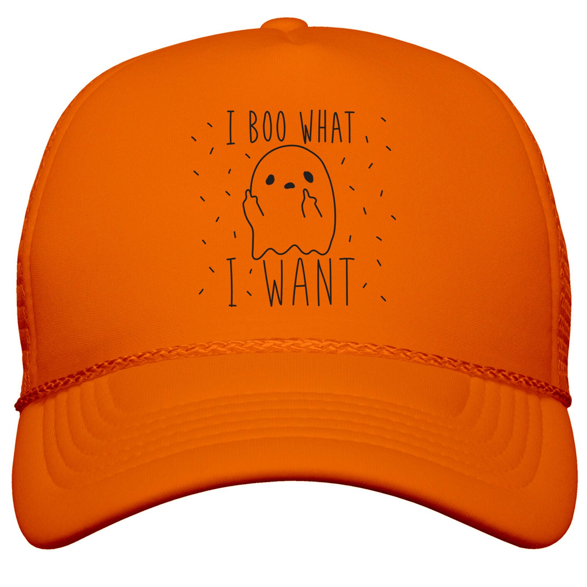I Boo What I Want Snapback Trucker Hat