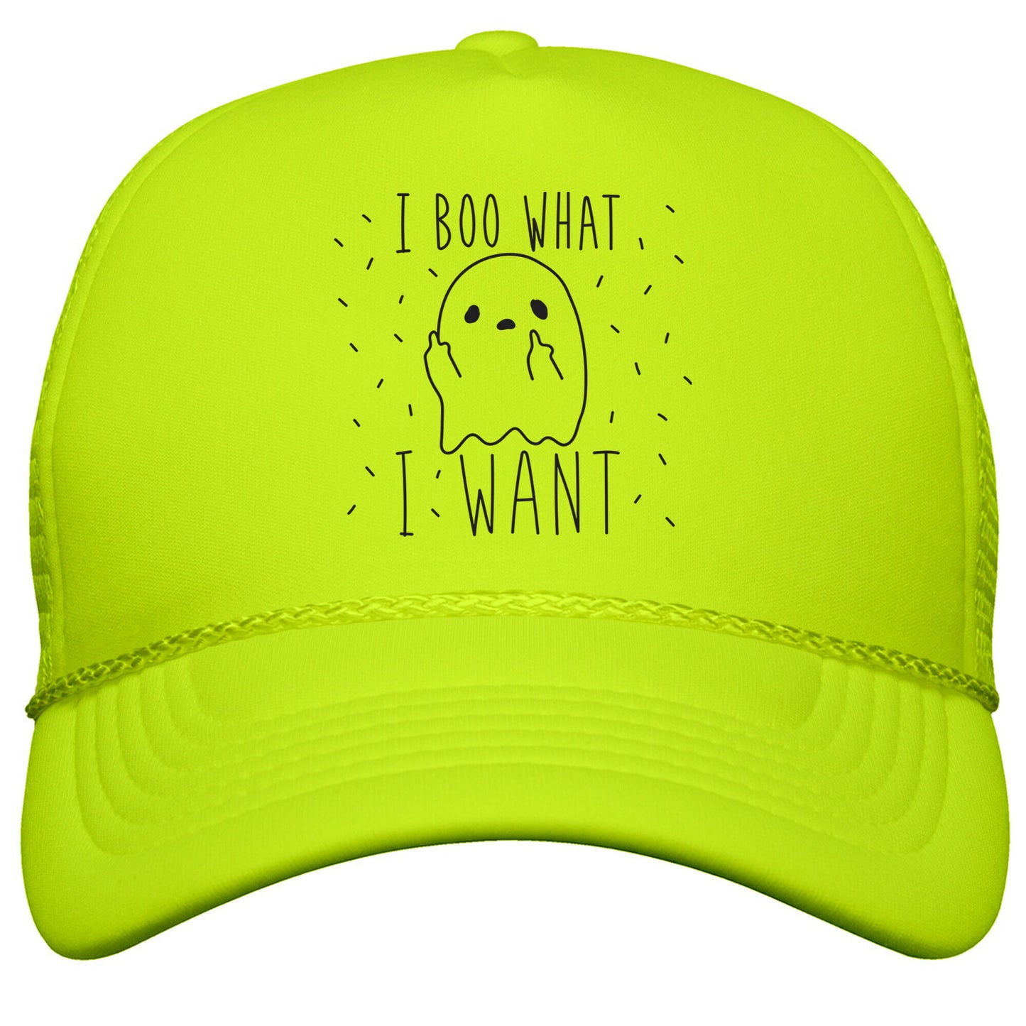I Boo What I Want Snapback Trucker Hat