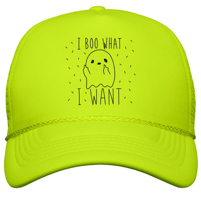 I Boo What I Want Snapback Trucker Hat