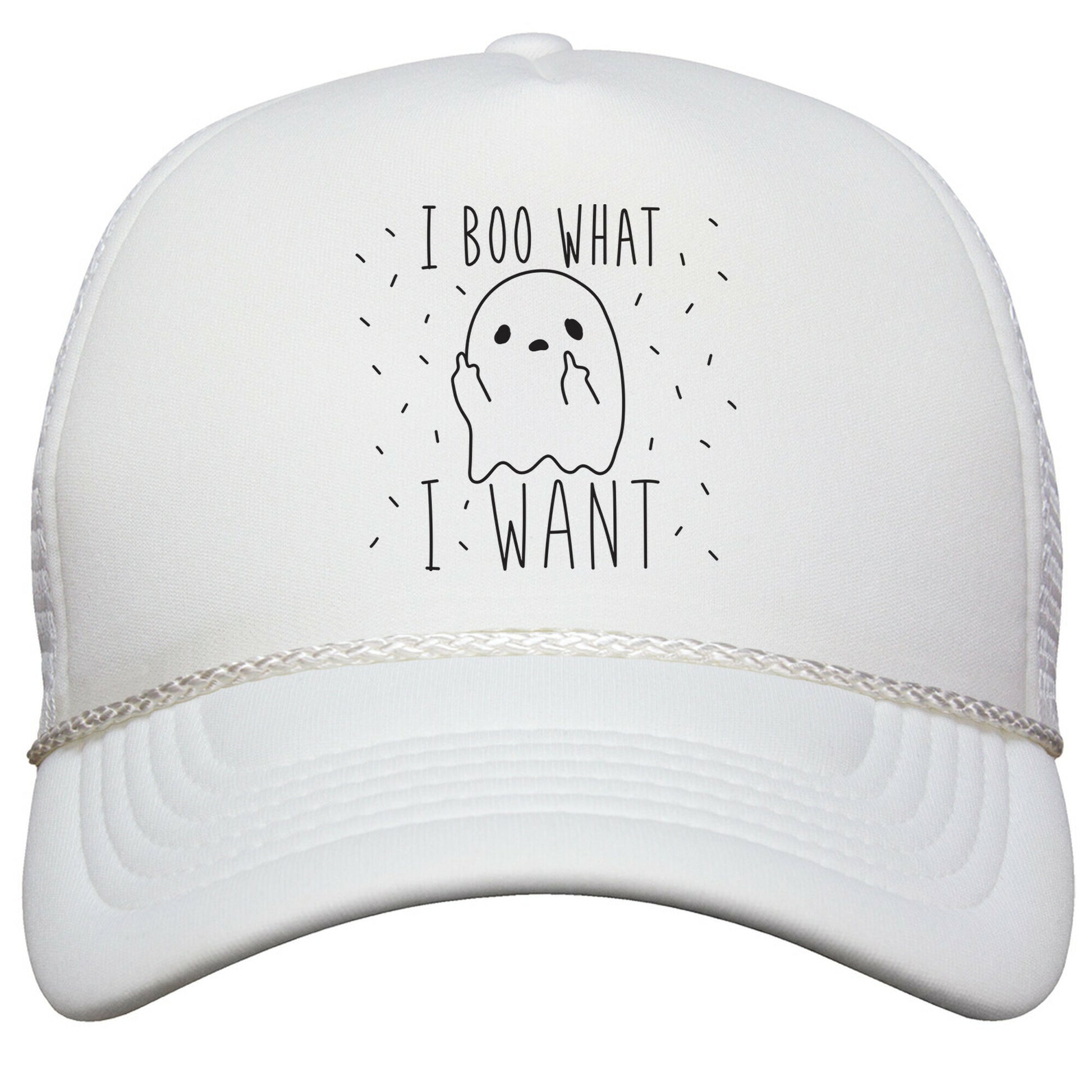 I Boo What I Want Snapback Trucker Hat
