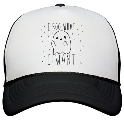 I Boo What I Want Snapback Trucker Hat