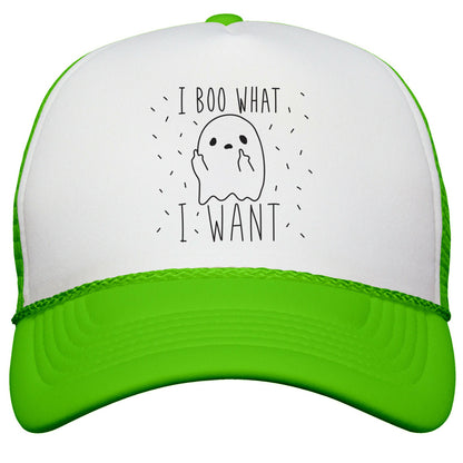 I Boo What I Want Snapback Trucker Hat