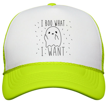 I Boo What I Want Snapback Trucker Hat