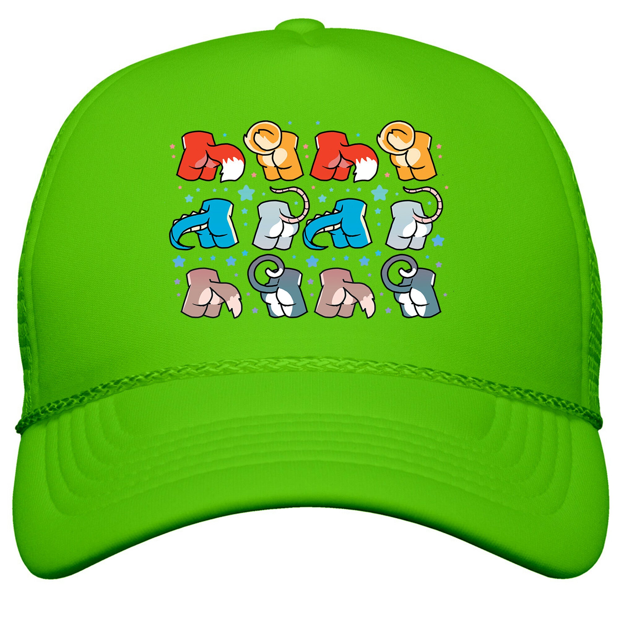 Assorted Furry Butts Snapback Trucker Hat