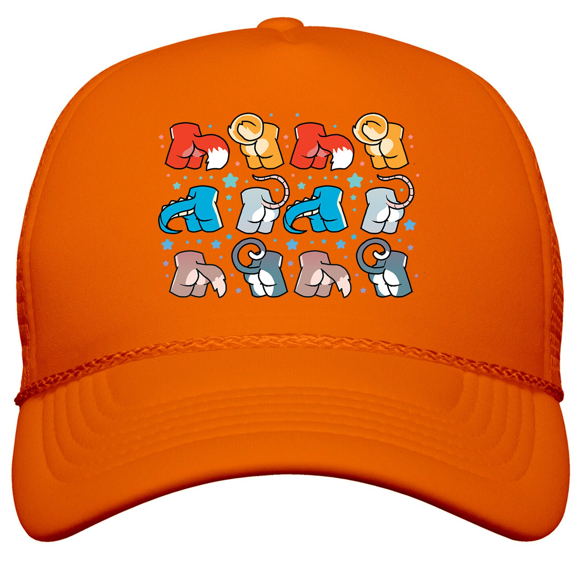 Assorted Furry Butts Snapback Trucker Hat