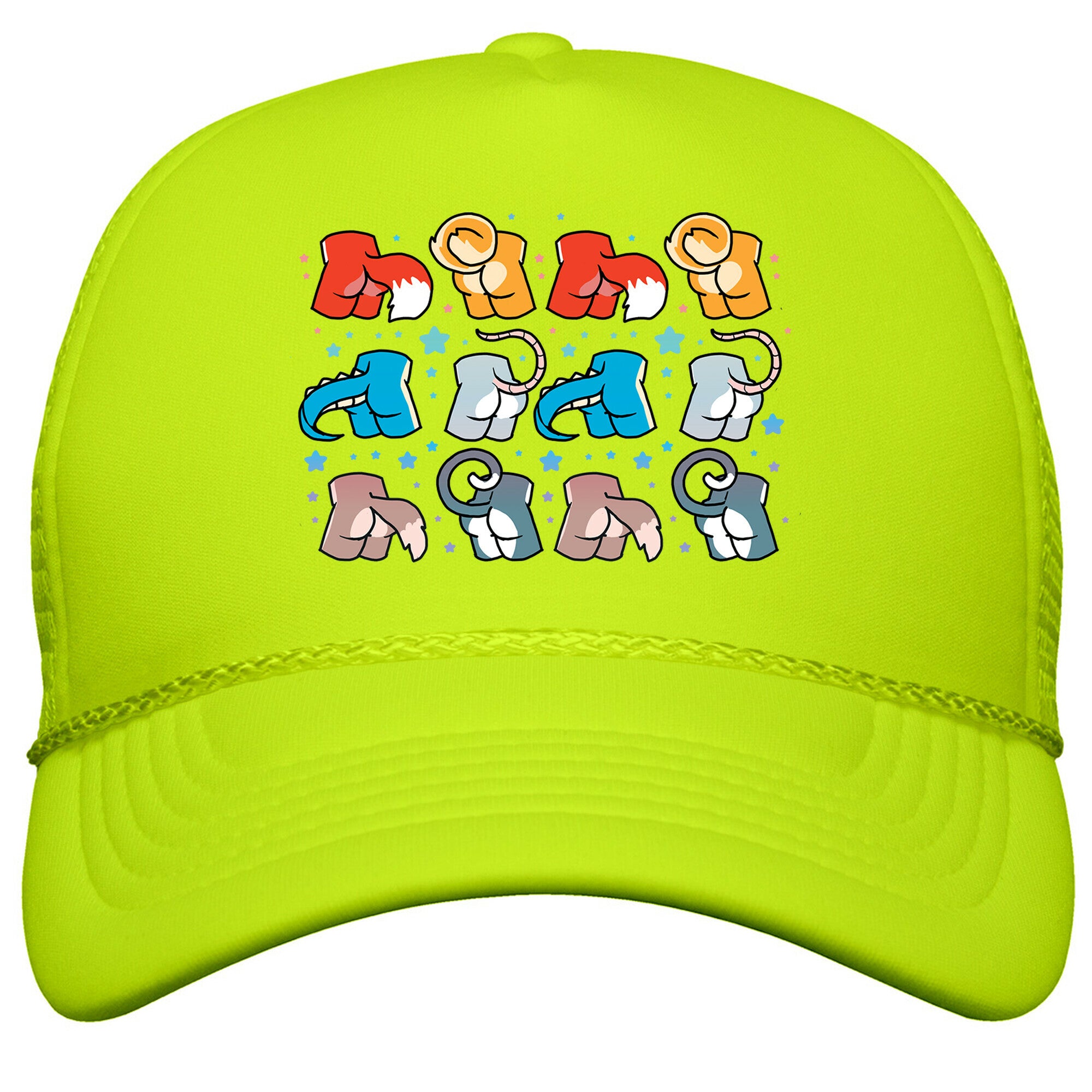 Assorted Furry Butts Snapback Trucker Hat