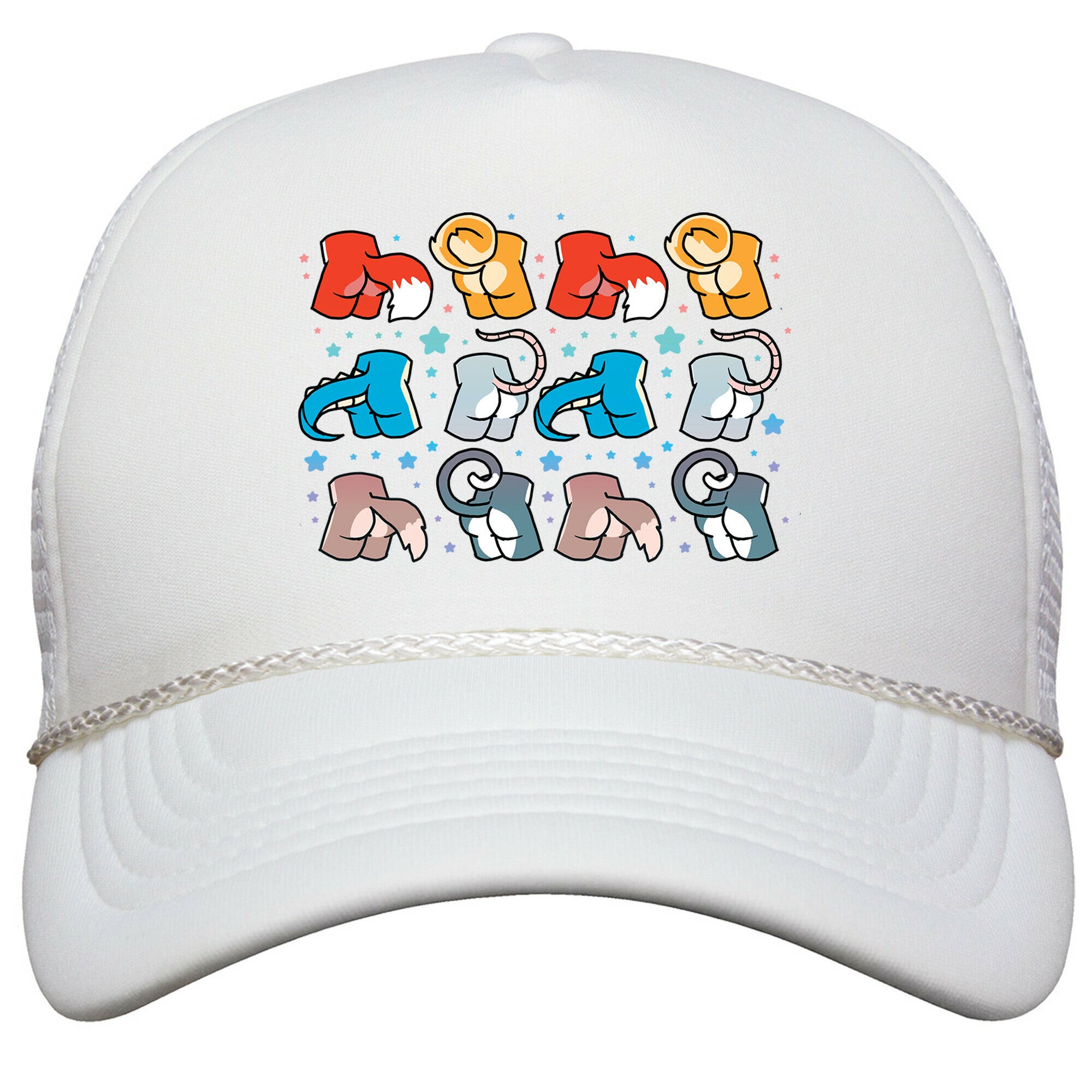Assorted Furry Butts Snapback Trucker Hat