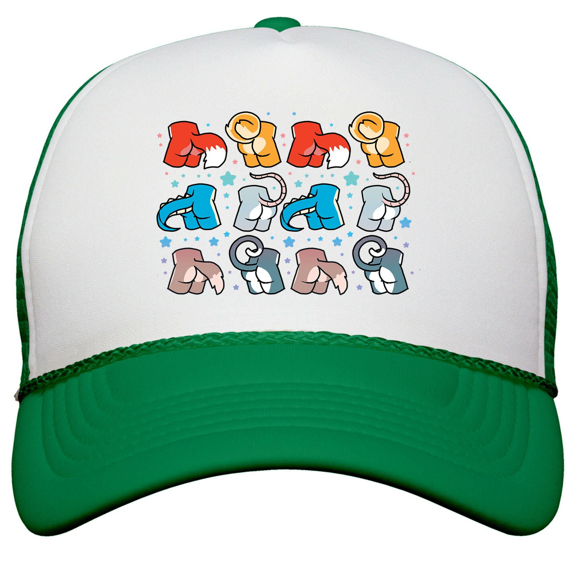 Assorted Furry Butts Snapback Trucker Hat