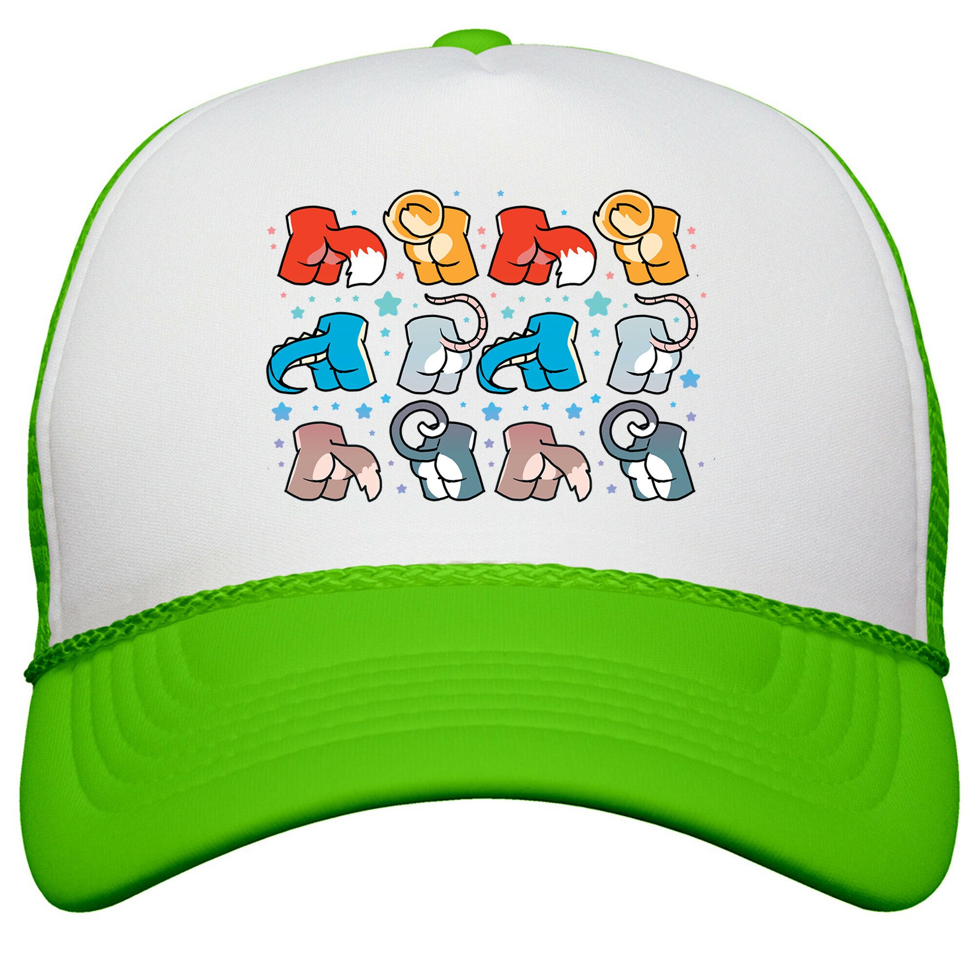 Assorted Furry Butts Snapback Trucker Hat